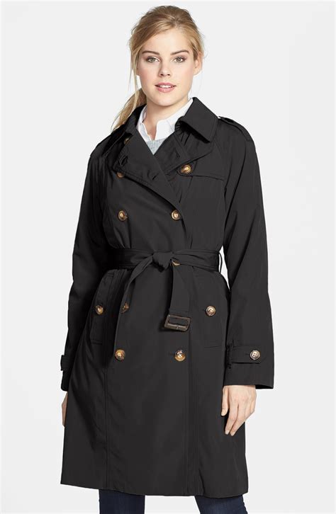 womens london fog trench coat|london fog double breasted trench coat women.